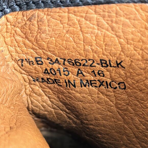 Frye Ankle Boots Addie Double Zip 76622 Women's 7.5 Black GUC Leather Heels - Picture 3 of 16